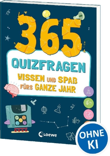 Buchcover und Innenansicht für das Buch: 365 Quizzes And Riddles