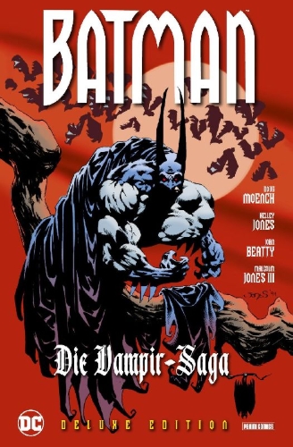 Buchcover und Innenansicht für das Buch: Batman & Dracula: Red Rain; Batman: Bloodstorm; Batman: Crimson Mist