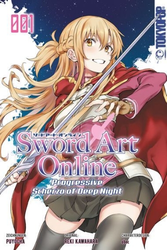 Buchcover und Innenansicht für das Buch: Sword Art Online - Progressive - Scherzo of Deep Night 01