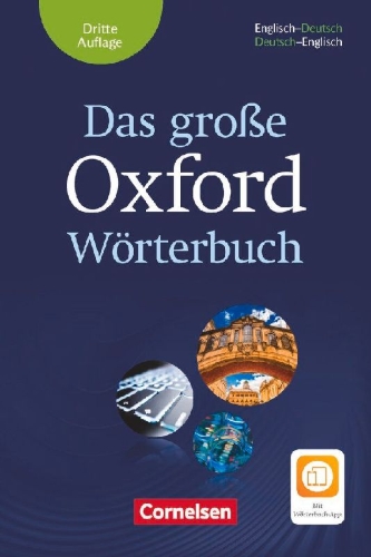 Buchcover und Innenansicht für das Buch: Das große Oxford Wörterbuch - Third Edition - B1-C1