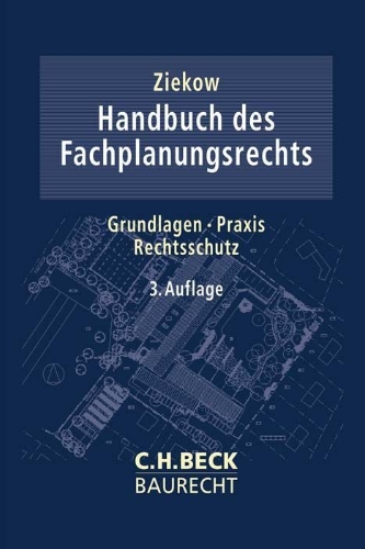 Buchcover und Innenansicht für das Buch: Handbuch des Fachplanungsrechts