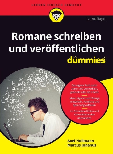 Buchcover und Innenansicht für das Buch: Romane schreiben und veröffentlichen für Dummies
