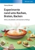Buchcover und Innenansicht für das Buch: Experimente rund ums Kochen, Braten, Backen
