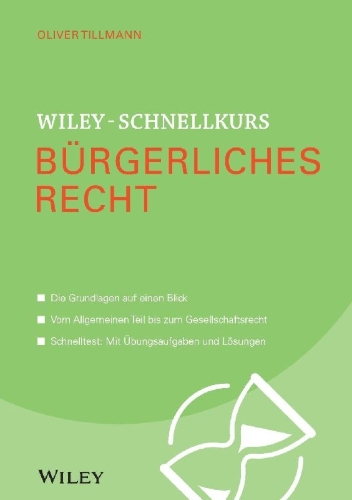 Buchcover und Innenansicht für das Buch: Wiley-Schnellkurs Bürgerliches Recht