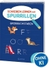 Buchcover und Innenansicht für das Buch: Schreiben lernen mit Spurrillen - Großbuchstaben