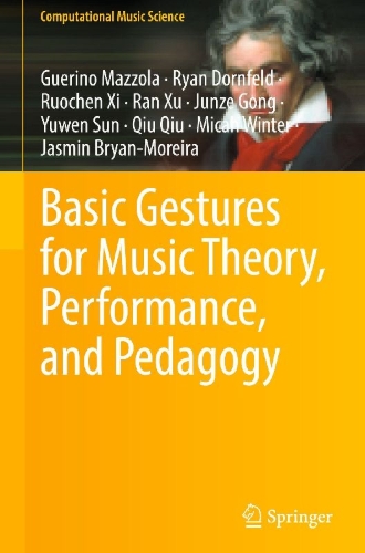 Buchcover und Innenansicht für das Buch: Basic Gestures for Music Theory, Performance, and Pedagogy
