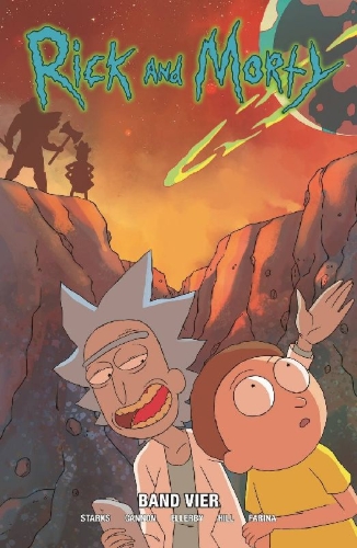 Buchcover und Innenansicht für das Buch: Rick and Morty 16-20