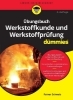 Buchcover und Innenansicht für das Buch: Übungsbuch Werkstoffkunde und Werkstoffprüfung für Dummies