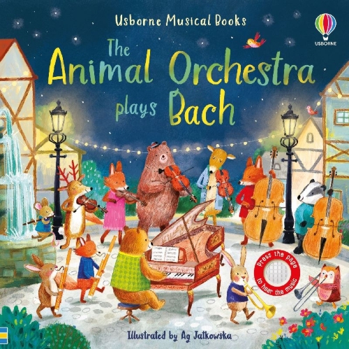 Buchcover und Innenansicht für das Buch: The Animal Orchestra Plays Bach