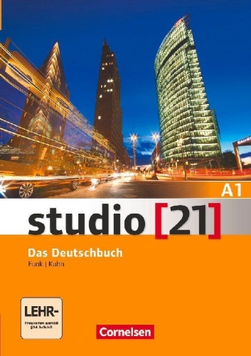 Buchcover und Innenansicht für das Buch: studio 21 Grundstufe A1 Gesamtband: Das Deutschbuch mit DVD-ROM