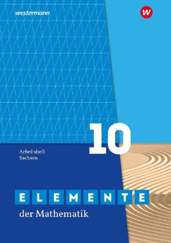Buchcover und Innenansicht für das Buch: Elemente der Mathematik SI 10. Arbeitsheft mit Lösungen. Sachsen