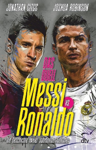 Buchcover und Innenansicht für das Buch: Messi vs. Ronaldo