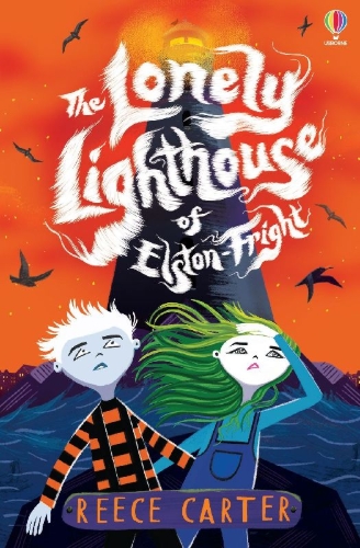 Buchcover und Innenansicht für das Buch: The Lonely Lighthouse of Elston-Fright
