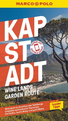 Buchcover und Innenansicht für das Buch: MARCO POLO Reiseführer Kapstadt, Wine Lands, Garden Route