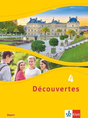 Buchcover und Innenansicht für das Buch: Découvertes 4. Schülerbuch, fester Einband 4. Lernjahr. Ausgabe Bayern