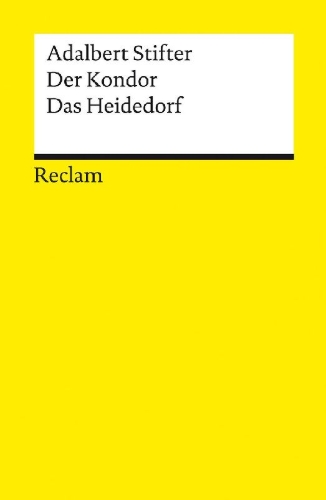 Buchcover und Innenansicht für das Buch: Der Kondor · Das Heidedorf. Erzählungen