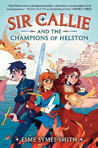 Buchcover und Innenansicht für das Buch: Sir Callie and the Champions of Helston