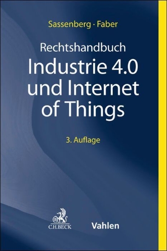 Buchcover und Innenansicht für das Buch: Rechtshandbuch Industrie 4.0 und Internet of Things