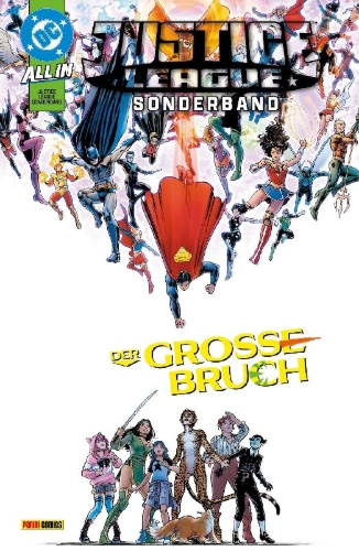 Buchcover und Innenansicht für das Buch: Cheetah & Cheshire Rob the Justice League #1-#6