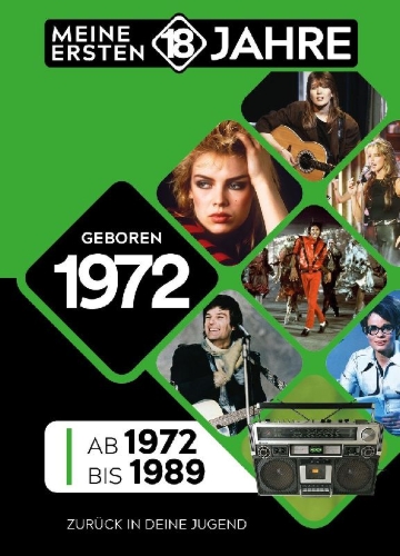 Buchcover und Innenansicht für das Buch: Geboren 1972