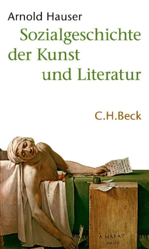 Buchcover und Innenansicht für das Buch: Sozialgeschichte der Kunst und Literatur