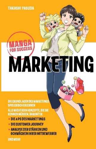 Buchcover und Innenansicht für das Buch: Manga for Success - Marketing