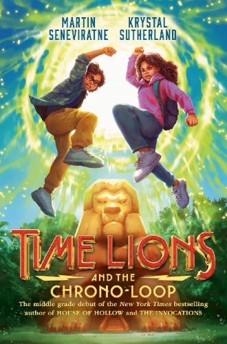 Buchcover und Innenansicht für das Buch: Time Lions and the Chrono-Loop