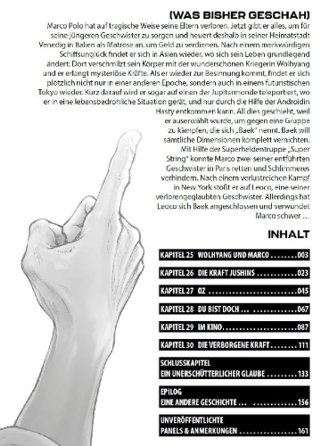 Buchcover und Innenansicht für das Buch: Super String: Marco Polos Reise ins Multiversum 04
