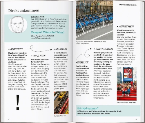 Buchcover und Innenansicht für das Buch: DUMONT direkt Reiseführer New York