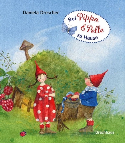 Buchcover und Innenansicht für das Buch: Bei Pippa und Pelle zu Hause