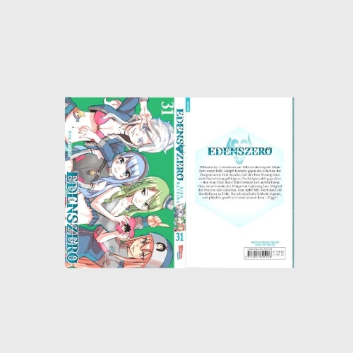 Buchcover und Innenansicht für das Buch: Edens Zero