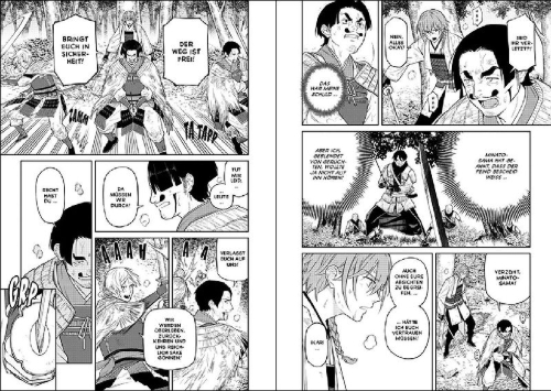 Buchcover und Innenansicht für das Buch: ISHIGAMI SENKI