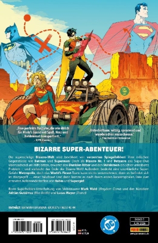 Buchcover und Innenansicht für das Buch: Batman/Superman: World's finest #40-#44