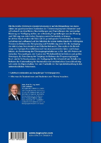 Buchcover und Innenansicht für das Buch: Systemverhalten und Berechnung von Drehstromsystemen