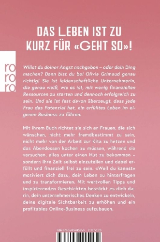 Buchcover und Innenansicht für das Buch: Weil du kannst