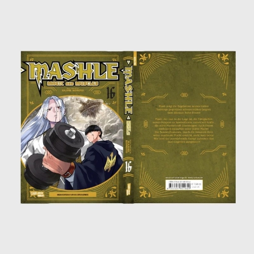 Buchcover und Innenansicht für das Buch: Mashle