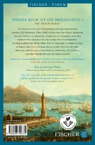 Buchcover und Innenansicht für das Buch: The Great Sea. A Human History of the Mediterranean