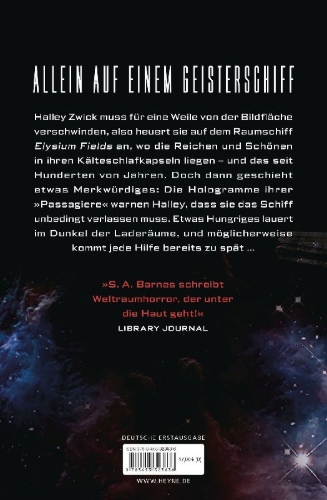 Buchcover und Innenansicht für das Buch: Cold Eternity