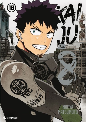 Buchcover und Innenansicht für das Buch: Kaiju No. 8 - Band 16 (Finale)