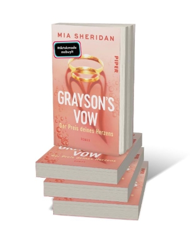 Buchcover und Innenansicht für das Buch: Grayson's Vow