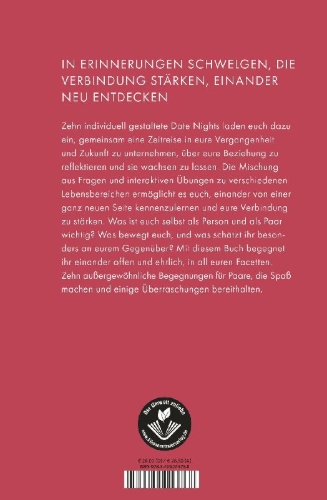 Buchcover und Innenansicht für das Buch: Date Night - Zeit für euch