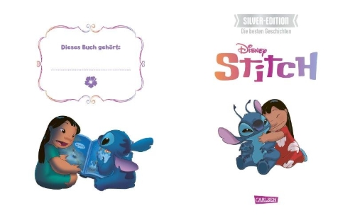 Buchcover und Innenansicht für das Buch: Disney Silver-Edition: STITCH (Geschichten mit Lilo & Stitch)