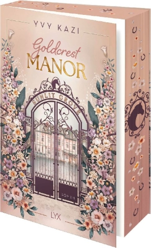 Buchcover und Innenansicht für das Buch: Goldcrest Manor - Sunlit Grove