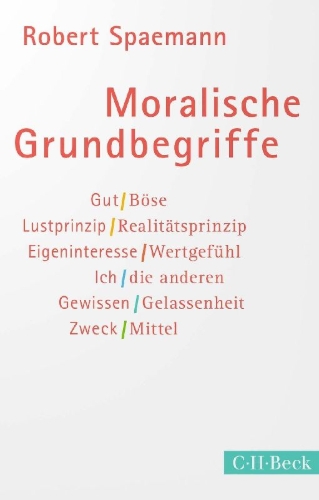 Buchcover und Innenansicht für das Buch: Moralische Grundbegriffe
