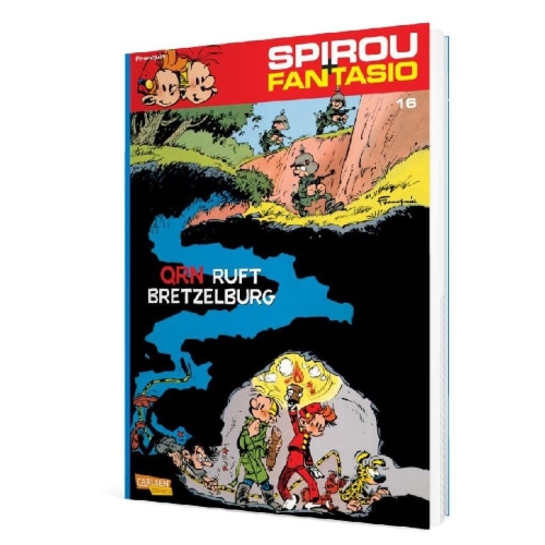 Buchcover und Innenansicht für das Buch: QRN sur Bretzelburg