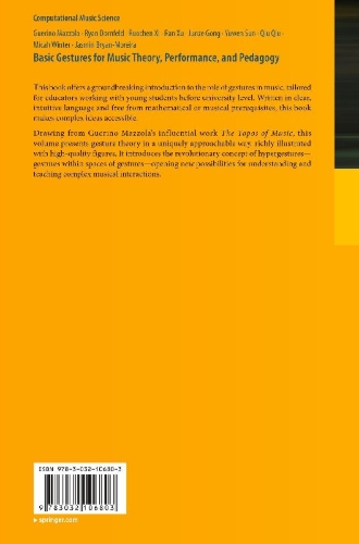 Buchcover und Innenansicht für das Buch: Basic Gestures for Music Theory, Performance, and Pedagogy