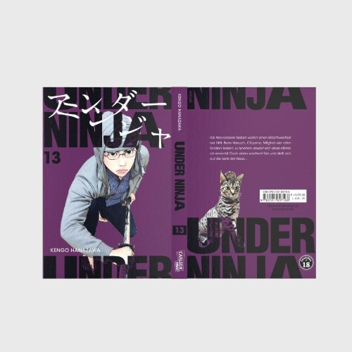 Buchcover und Innenansicht für das Buch: Under Ninja