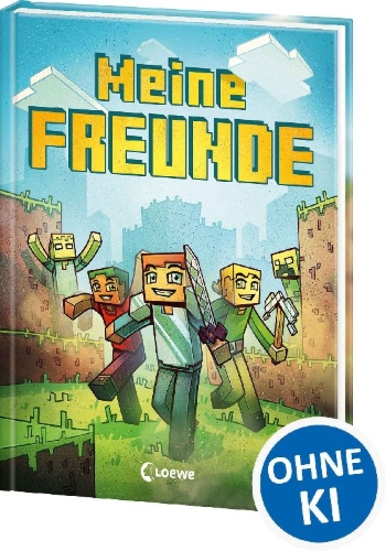 Buchcover und Innenansicht für das Buch: Meine Freunde (Minecraft)