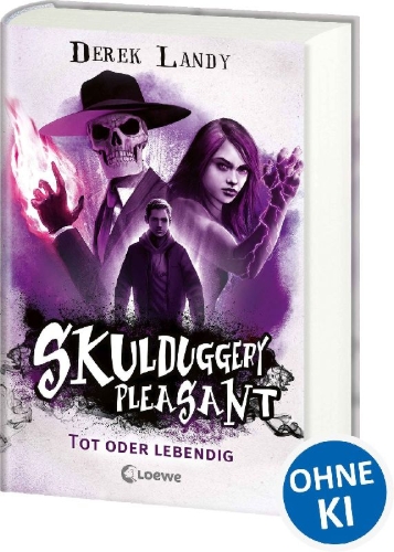 Buchcover und Innenansicht für das Buch: Skulduggery Pleasant (Band 14) - Tot oder lebendig
