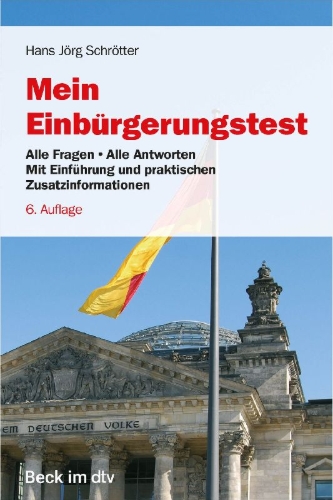 Buchcover und Innenansicht für das Buch: Mein Einbürgerungstest